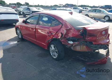 2019 Hyundai Elantra Sel z USA, uszkodzony, nr VIN KMHD84LF5KU771238